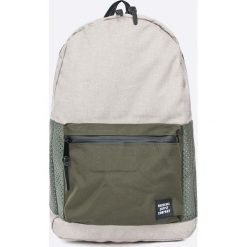 Herschel - Plecak. Szare plecaki damskie Herschel, w paski, z materiału. W wyprzedaży za 199.90 zł.