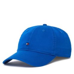 Czapka z daszkiem Tommy Hilfiger. Niebieskie czapki i kapelusze męskie Tommy Hilfiger, bez wzorów. Za 169.99 zł.
