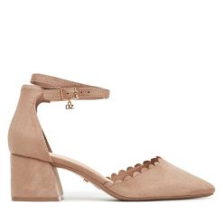 Czółenka DeeZee. Czarne czółenka damskie DeeZee, bez wzorów, bez obcasa, bez zapięcia. Za 139.99 zł.