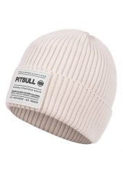 Czapka męska Pitbull zimowa Pitbull Dock. Białe czapki i kapelusze męskie PITBULL, na zimę, z aplikacjami, z dzianiny. Za 62.99 zł.