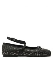 MICHAEL Michael Kors Baleriny Collette Flex Ballet 40R5COFP1L Czarny. Czarne baleriny damskie MICHAEL Michael Kors, bez wzorów, ze skóry, bez obcasa. Za 589.99 zł.