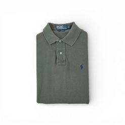 Second life - Krótki rękaw Męskie Polo Szare - Stan bardzo dobry. Szare buty sportowe męskie Ralph Lauren, m, bez wzorów, bez kołnierzyka, bez ramiączek, na golfa. Za 126.86 zł.