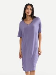 Triumph Koszula nocna Timeless Sensuality 10222628 Fioletowy Relaxed Fit. Fioletowe koszule nocne damskie Triumph, bez wzorów, z lyocellu. Za 209.99 zł.