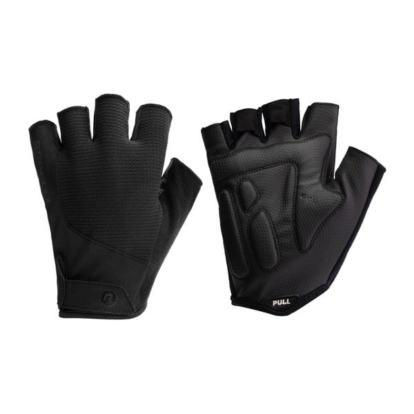 Rękawiczki rowerowe męskie Rogelli Essential. Czarne buty sportowe męskie Rogelli, bez wzorów, z poliesteru. Za 88.00 zł.