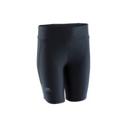 Legginsy krótkie RUN DRY. Czarne legginsy damskie KALENJI. Za 39.99 zł.
