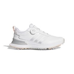 Damskie buty do golfa z kolcami adidas R2G 26 BOA. Białe obuwie sportowe damskie Adidas, bez wzorów, z syntetyku, na golfa. Za 623.75 zł.