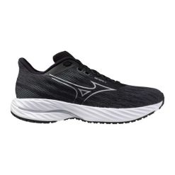 Damskie buty do biegania Mizuno Wave Inspire 21. Czarne obuwie sportowe damskie Mizuno, bez wzorów, do biegania, mizuno wave. Za 479.99 zł.