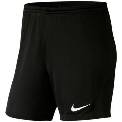 Spodenki krótkie damskie Nike Dry Park III Short NB. Czarne szorty sportowe damskie Nike, bez wzorów, z poliesteru, sportowe, na fitness i siłownię. Za 66.99 zł.
