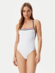 Tommy Hilfiger Strój kąpielowy UW0UW05849 Biały. Białe kostiumy jednoczęściowe damskie Tommy Hilfiger, xs, bez wzorów, z syntetyku. Za 239.99 zł.