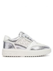 MICHAEL Michael Kors Sneakersy Emmet Clarke MK03914040 Srebrny. Szare buty sportowe dziewczęce MICHAEL Michael Kors, bez wzorów, ze skóry, bez zapięcia. Za 439.99 zł.