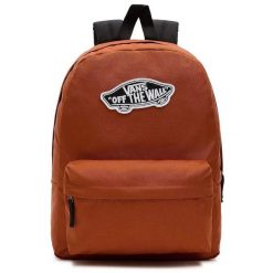 Plecak szkolny sportowy Vans WM REALM BACKPACK. Brązowe plecaki damskie Vans, bez wzorów, z materiału, biznesowe. Za 119.00 zł.
