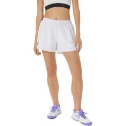 Szorty damskie Asics Court. Białe szorty damskie Asics, s, bez wzorów, z materiału. Za 222.20 zł.