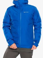 Kurtka z membraną męska Montane Phase Jacket. Niebieskie kurtki męskie Montane, m, bez wzorów, z gore-texu, bez kaptura. Za 1,186.89 zł.