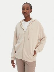 EA7 Emporio Armani Bluza 7W000192 AF12643 U1088 Beżowy Relaxed Fit. Brązowe bluzy damskie EA7 Emporio Armani, m, bez wzorów, z syntetyku, bez kaptura. Za 709.99 zł.