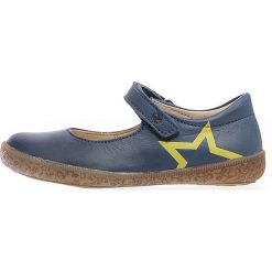 Skórzane baleriny w kolorze granatowym z paskiem. Baleriny dziewczęce Summershoes for Girls. W wyprzedaży za 152.95 zł.