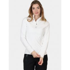 Sweter damski Spyder Shimmer Bug HZ. Białe swetry damskie Spyder, bez wzorów, sportowe, bez kołnierzyka, bez ramiączek, bez kaptura. Za 399.00 zł.