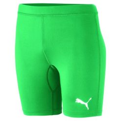 Spodenki męskie Puma Liga Baselayer Short Tight. Zielone krótkie spodenki sportowe męskie Puma, l, bez wzorów, do piłki nożnej. Za 139.00 zł.