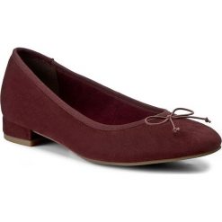 Półbuty TAMARIS - 1-22201-39 Berry 575. Czerwone półbuty damskie Tamaris, z materiału. W wyprzedaży za 169.00 zł.