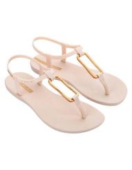 Buty sandały japonki damskie Ipanema Class Modern. Brązowe klapki damskie Ipanema, bez wzorów, z materiału, bez obcasa. Za 129.00 zł.