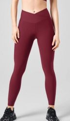 Legginsy Casall Overlap High Waist Tights. Czerwone legginsy sportowe damskie Casall, l, bez wzorów, z podwyższonym stanem, na fitness i siłownię. Za 325.60 zł.