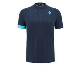 Polo Macron Prime Emperor Korean. Niebieskie koszulki polo męskie Macron, bez wzorów, bez kołnierzyka, bez ramiączek. Za 272.00 zł.