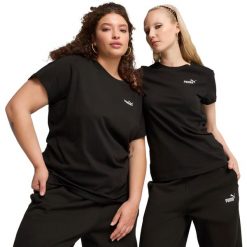 Koszulka Puma Ess Small No. 1 Logo Tee, Kobiety. Czarne koszulki sportowe damskie Puma, xs, bez wzorów, z bawełny, bez kołnierzyka, bez ramiączek. Za 140.00 zł.