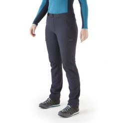 Spodnie softshellowe damskie Rab Incline AS Pants. Szare spodnie materiałowe damskie RAB, s, bez wzorów. Za 399.99 zł.