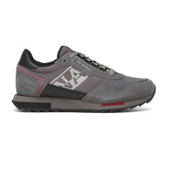 Buty męskie Napapijri Virtus. Szare buty sportowe męskie Napapijri, bez zapięcia, na fitness i siłownię. Za 419.99 zł.