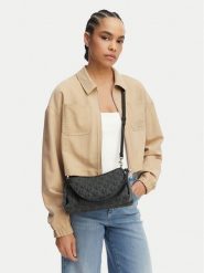Calvin Klein Jeans Torebka Ck Shoulder Bag IU0IU00737 Czarny. Czarne torebki do ręki damskie Calvin Klein Jeans, bez wzorów, z jeansu, bez dodatków. Za 269.99 zł.