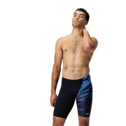 Kąpielówki męskie spodenki kąpielowe Speedo Hyperboom. Czarne kąpielówki męskie Speedo, m, bez wzorów, do pływania. Za 370.64 zł.