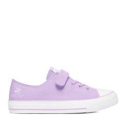 Trampki Beverly Hills Polo Club. Fioletowe trampki i tenisówki dziewczęce Beverly Hills Polo Club, bez wzorów, bez zapięcia. Za 79.99 zł.
