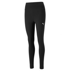 Puma Legginsy Her High-Waist 67423001. Czarne legginsy damskie Puma, s, bez wzorów, z podwyższonym stanem, do biegania. Za 108.99 zł.