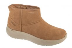 Buty zimowe damskie, Slip-Ins: On-The-GO Encore - Blair. Brązowe obuwie sportowe damskie Skechers, bez wzorów, z materiału. Za 339.99 zł.