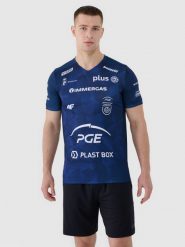 4F Koszulka meczowa replika wyjazdowa z sezonu 2024/25 męska 4F x PGE Projekt Warszawa - multikolor S. Koszulki sportowe męskie 4f, m, bez wzorów, z dzianiny, klasyczne, bez kołnierzyka. Za 189.99 zł.