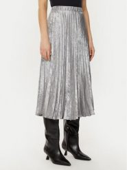 Gap Spódnica plisowana 587128-00 Srebrny Regular Fit. Szare spódnice damskie GAP, l, bez wzorów, z syntetyku, plisowane. Za 259.99 zł.