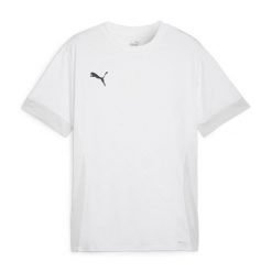 Koszulka męska PUMA T-shirt Bluzka Sportowa Treningowa DryCELL. Białe koszulki sportowe męskie Puma, m, bez wzorów, z jersey, bez kołnierzyka, bez ramiączek, do piłki nożnej. Za 80.99 zł.