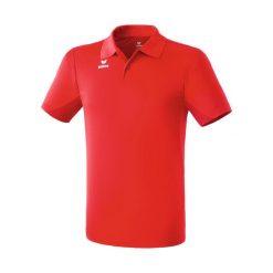 Polo Erima Fonctionnel. Czerwone koszulki polo męskie Erima, m, bez wzorów, bez ramiączek. Za 154.35 zł.