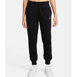 Spodnie sportowe damskie Nike Nsw Phnx Flc. Czarne spodnie dresowe damskie Nike, s, bez wzorów, z dresówki. Za 424.00 zł.