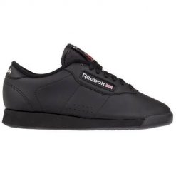 Buty do chodzenia damskie Reebok Princess. Czarne obuwie sportowe damskie Reebok, bez wzorów, z jeansu, trekkingowe, Reebok Princess. Za 261.00 zł.