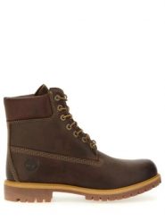 Trapery męskie Timberland 6 Inch Premium Boot. Brązowe botki męskie Timberland, biznesowe, bez zapięcia. Za 879.99 zł.