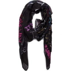 Szal DESIGUAL - 18WAWW34 2000. Czarne szaliki i chusty damskie Desigual, z materiału. W wyprzedaży za 139.00 zł.