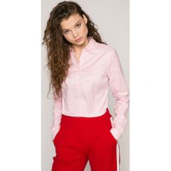 Tommy Hilfiger - Koszula. Szare koszule damskie Tommy Hilfiger, z bawełny, casualowe, z klasycznym kołnierzykiem, z długim rękawem. W wyprzedaży za 239.90 zł.