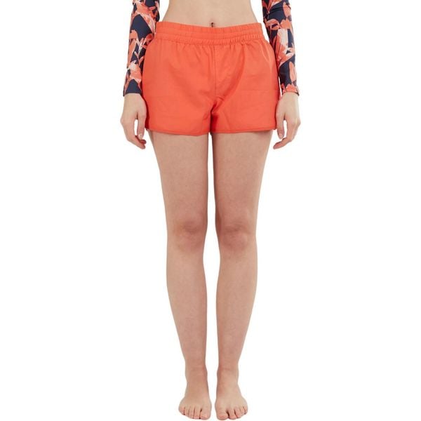 Krótkie damskie spodenki plażowe Fundango Elderberry. Czerwone szorty sportowe damskie Fundango, xs, bez wzorów, z poliesteru, sportowe. Za 122.00 zł.