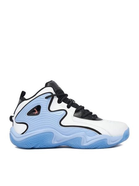SHAQ Buty do koszykówki EO-DEVASTATOR 3.0 AQ95078B-WL Biały. Białe buty sportowe chłopięce Shaq, bez wzorów, ze skóry, bez zapięcia, do koszykówki. Za 279.99 zł.