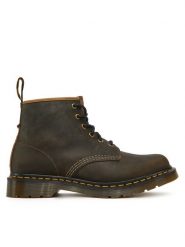 Dr. Martens Trapery Long Napped Suede31872777 Khaki. Brązowe śniegowce i trapery męskie Dr. Martens, ze skóry, bez zapięcia. Za 849.99 zł.