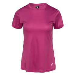 Koszulka damska Martes Lady Nalso - różowa, Rozmiar XL. Czerwone koszulki sportowe damskie MARTES, bez wzorów, z materiału, do biegania. Za 29.99 zł.