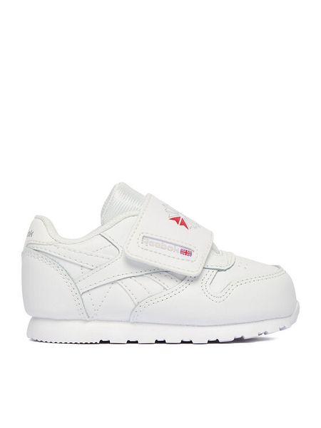 Reebok Sneakersy EO-CLASSIC LEATHER 100256739 Biały. Białe buty sportowe dziewczęce Reebok, bez wzorów, ze skóry, bez zapięcia. Za 96.99 zł.