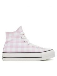 Converse Trampki Chuck Taylor All Star Lift Platform Gingham A13663C Różowy. Czerwone trampki i tenisówki damskie Converse, bez wzorów, z materiału, retro, bez zapięcia. Za 279.99 zł.