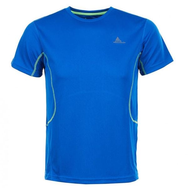 T-shirt Peak Mountain Coriol. Niebieskie koszulki sportowe męskie Peak Mountain, l, bez wzorów, z materiału, sportowe, bez kołnierzyka. Za 93.50 zł.