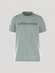 Bjorn_borg BORG ESSENTIAL 3 T-SHIRT SLATE GRAY. Szare t-shirty męskie Björn Borg, m, bez wzorów, bez kołnierzyka. Za 173.00 zł.